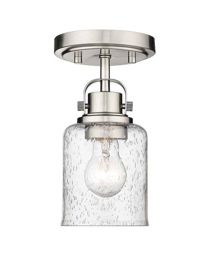 Kinsley 1 Light 5.25" Flush Mount in Brushed Nickel