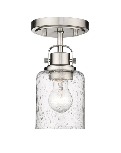Kinsley 1 Light 5.25" Flush Mount in Brushed Nickel