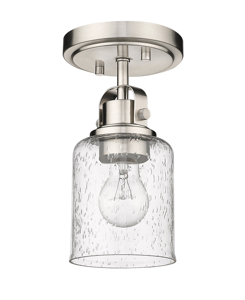 Kinsley 1 Light 5.25" Flush Mount in Brushed Nickel