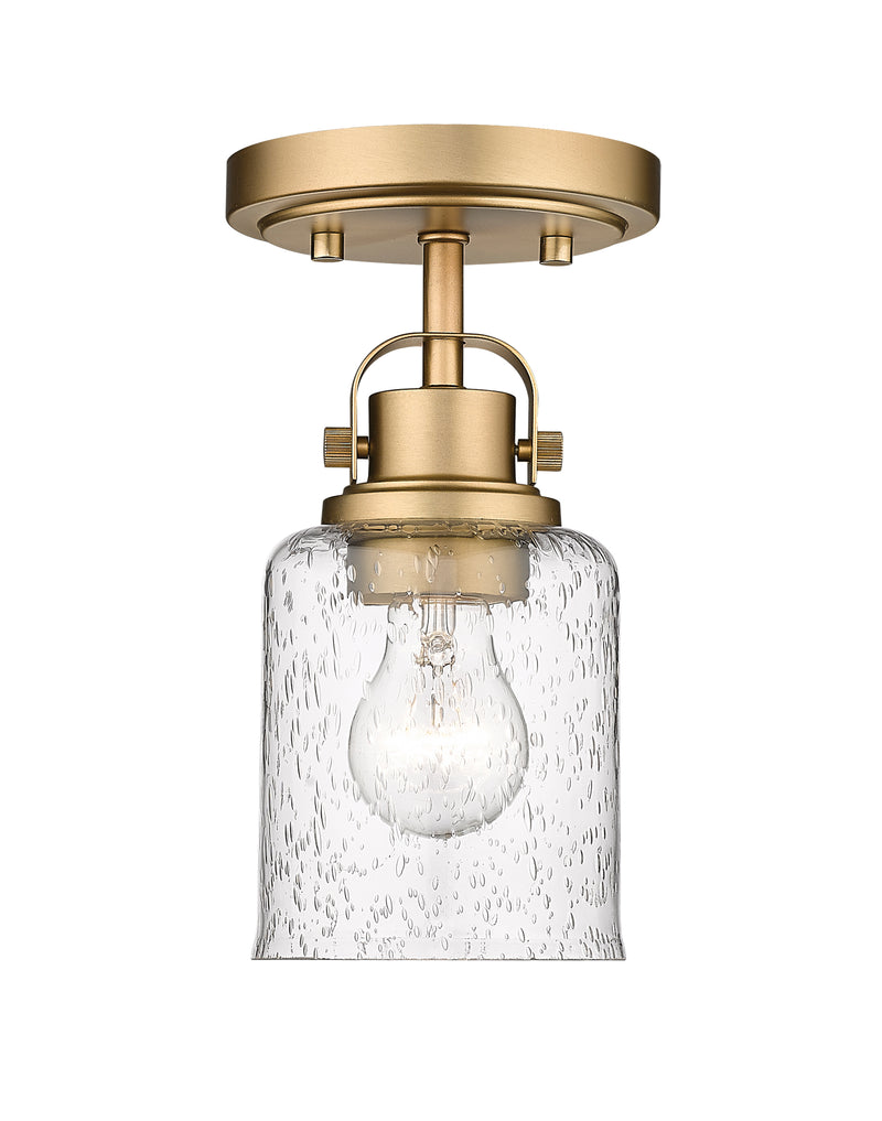 Kinsley 1 Light 5.25" Flush Mount in Heirloom Gold