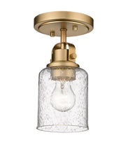 Kinsley 1 Light 5.25" Flush Mount in Heirloom Gold