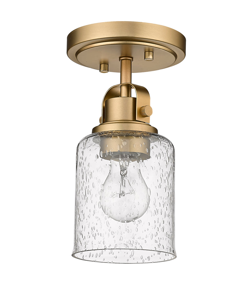 Kinsley 1 Light 5.25" Flush Mount in Heirloom Gold