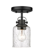 Kinsley 1 Light 5.25" Flush Mount in Matte Black