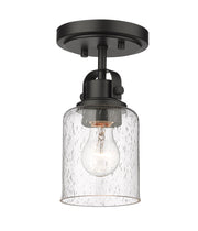Kinsley 1 Light 5.25" Flush Mount in Matte Black