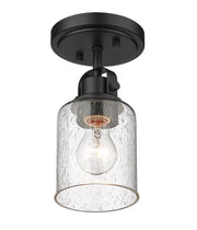 Kinsley 1 Light 5.25" Flush Mount in Matte Black