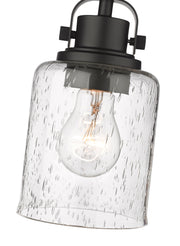 Kinsley 1 Light 5.25" Flush Mount in Matte Black