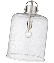 Kinsley 1 Light 12" Pendant in Brushed Nickel