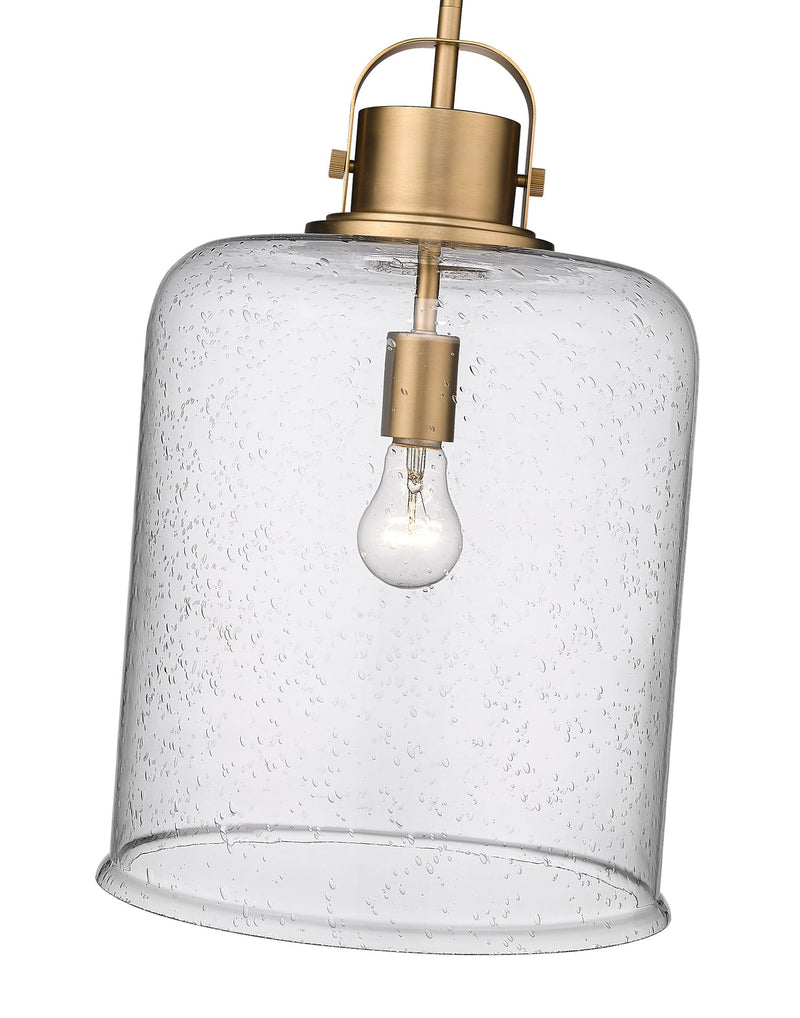 Kinsley 1 Light 12" Pendant in Heirloom Gold