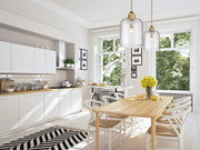 Kinsley 1 Light 12" Pendant in Heirloom Gold in a room setting