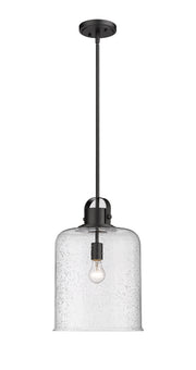 Kinsley 1 Light 12" Pendant in Matte Black