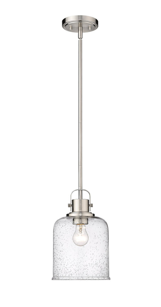 Kinsley 1 Light 8" Pendant in Brushed Nickel