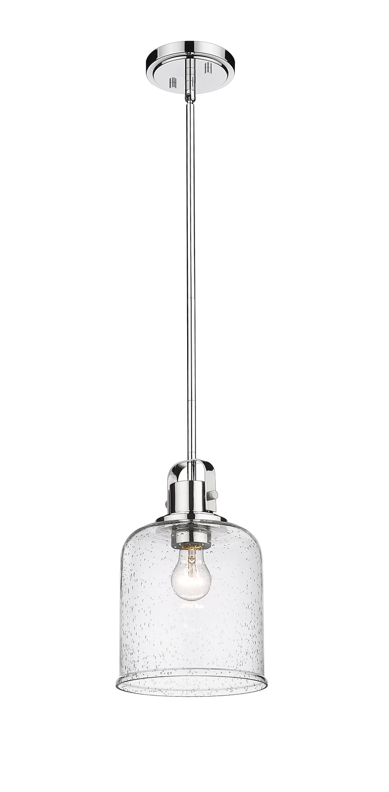 Kinsley 1 Light 8" Pendant in Chrome