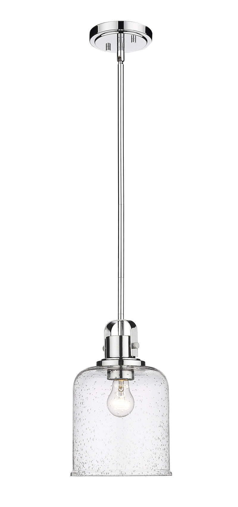 Kinsley 1 Light 8" Pendant in Chrome