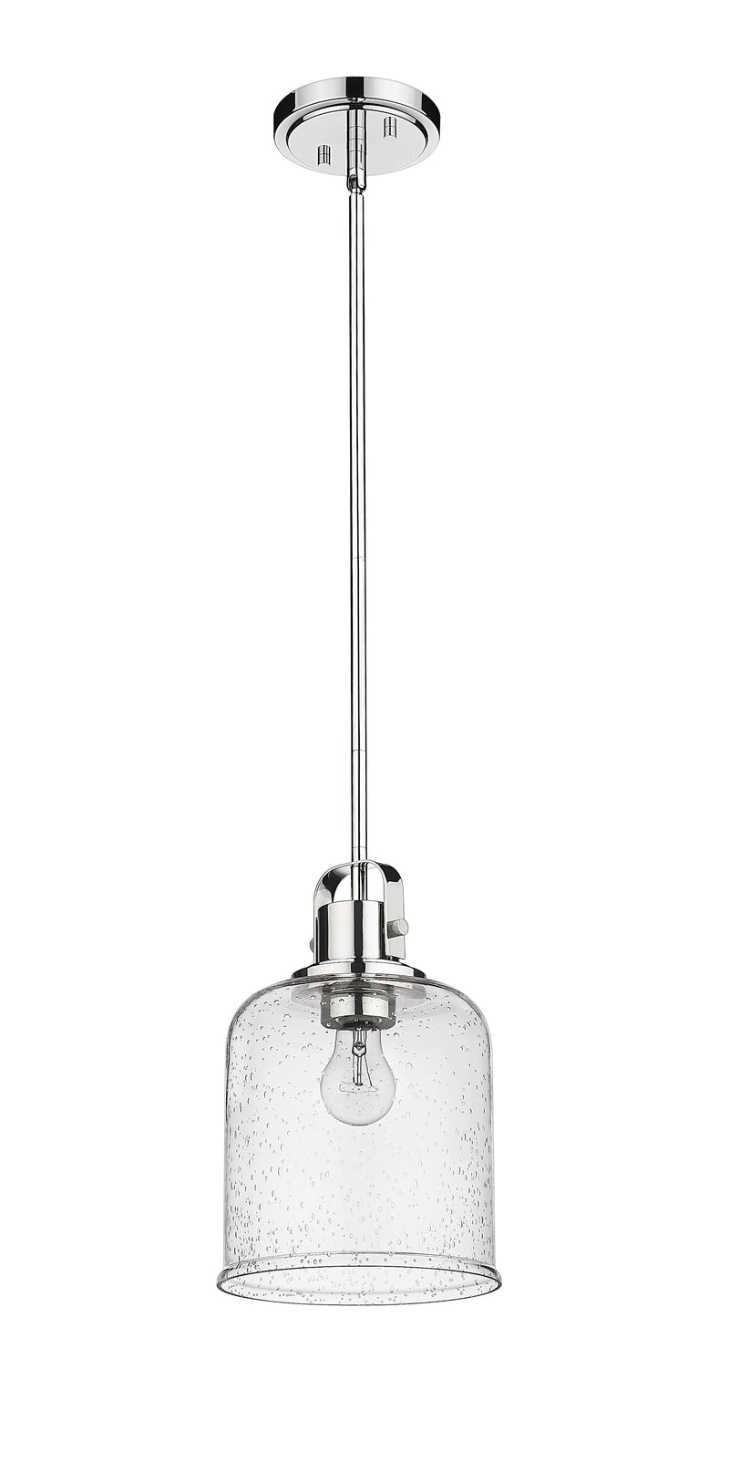 Kinsley 1 Light 8" Pendant in Chrome