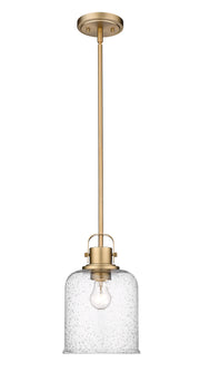 Kinsley 1 Light 8" Pendant in Heirloom Gold