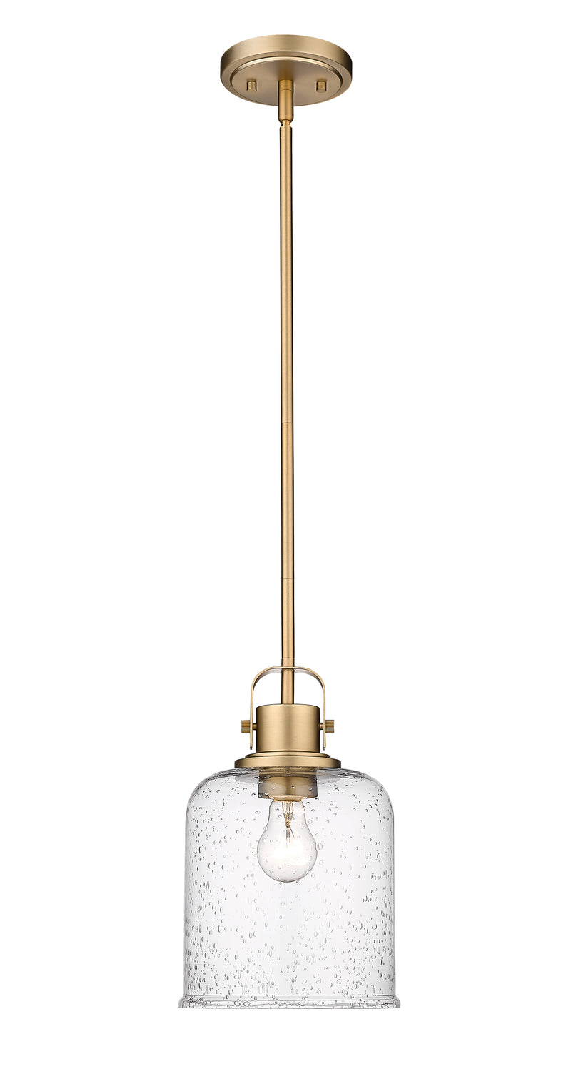 Kinsley 1 Light 8" Pendant in Heirloom Gold