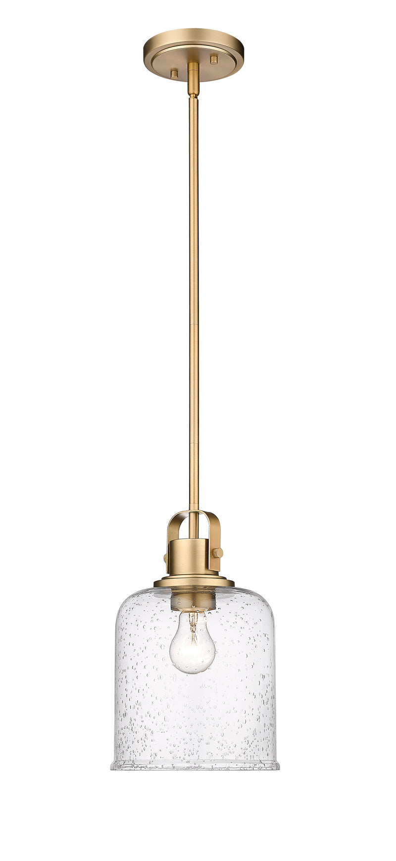 Kinsley 1 Light 8" Pendant in Heirloom Gold