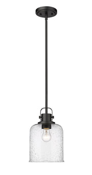 Kinsley 1 Light 8" Pendant in Matte Black