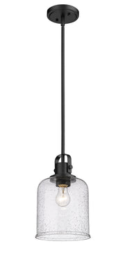Kinsley 1 Light 8" Pendant in Matte Black
