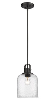 Kinsley 1 Light 8" Pendant in Matte Black