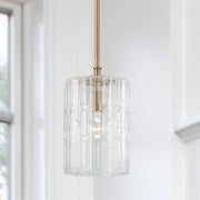 Emerson Mini Pendant in Aged Brass