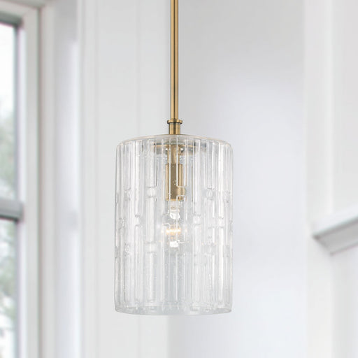 Emerson Mini Pendant in Aged Brass