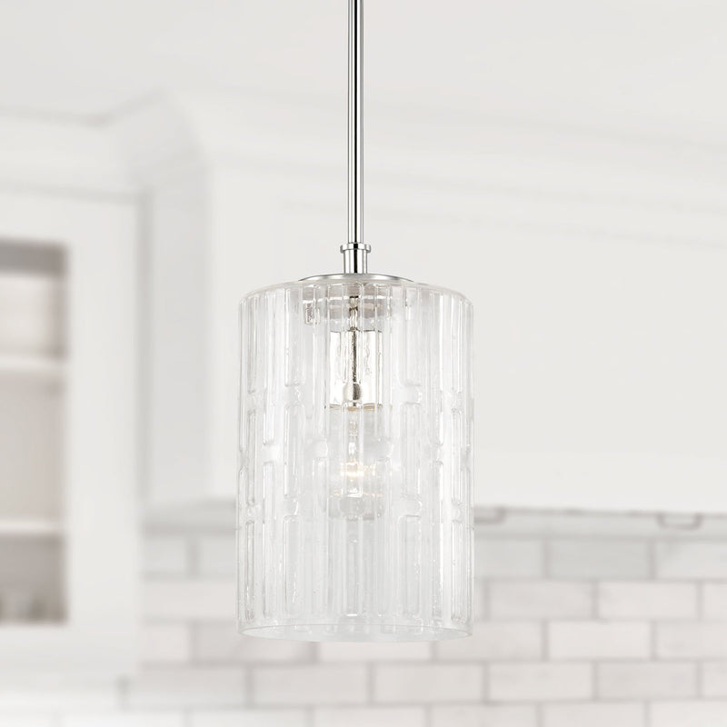 Emerson Mini Pendant in Polished Nickel