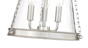 Prescott 3 Light 12" Pendant in Brushed Nickel