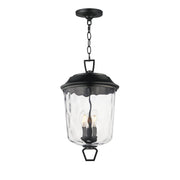 Prescott 3 Light Outdoor Pendant in Dark Bronze