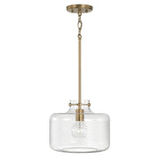 Brighton Mini Pendant in Aged Brass