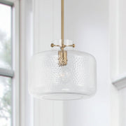 Brighton Mini Pendant in Aged Brass