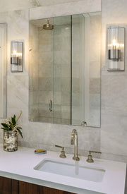 Lawson 1 Light 4.75" Wall Sconce in Brushed Nickel in a room setting