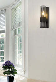 Lawson 1 Light 4.75" Wall Sconce in Matte Black in a room setting