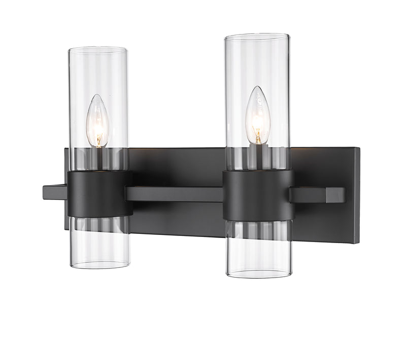 Lawson 2 Light 17" Vanity in Matte Black