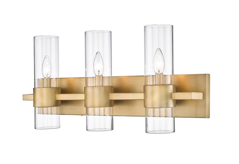 Lawson 3 Light 25" Vanity in Rubbed Brass