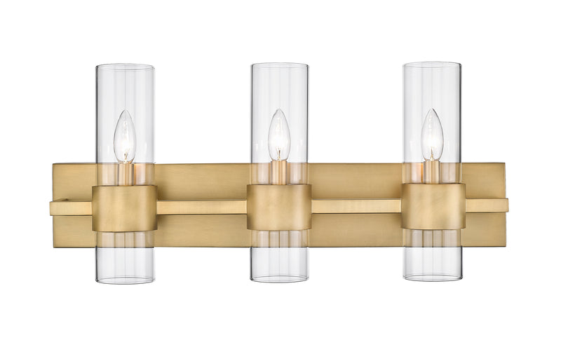 Lawson 3 Light 25" Vanity in Rubbed Brass