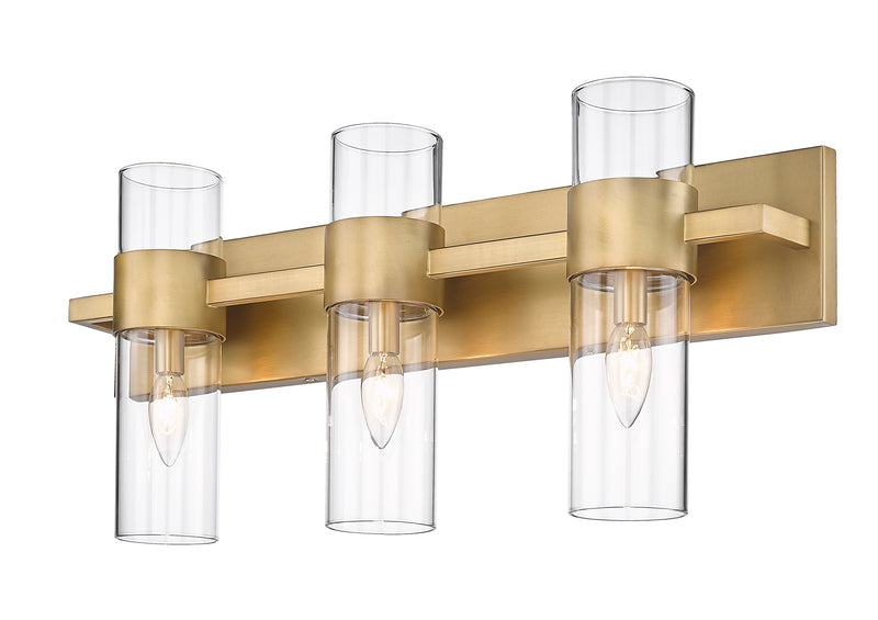 Lawson 3 Light 25" Vanity in Rubbed Brass