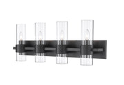Lawson 4 Light 32" Vanity in Matte Black