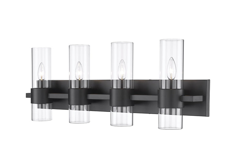 Lawson 4 Light 32" Vanity in Matte Black