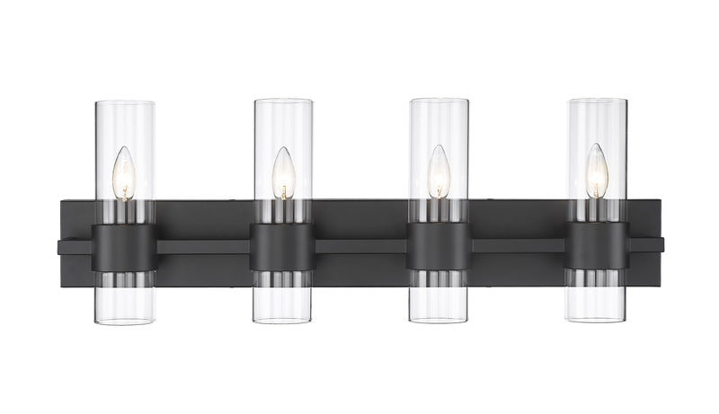 Lawson 4 Light 32" Vanity in Matte Black
