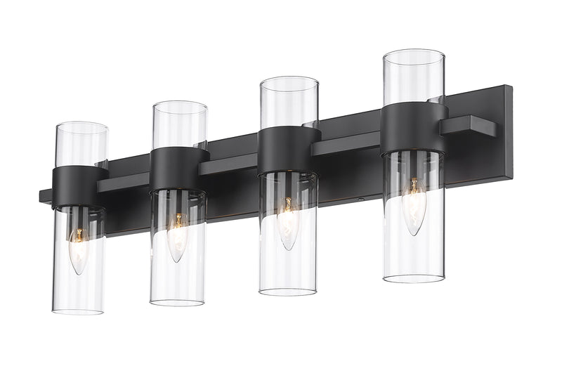 Lawson 4 Light 32" Vanity in Matte Black