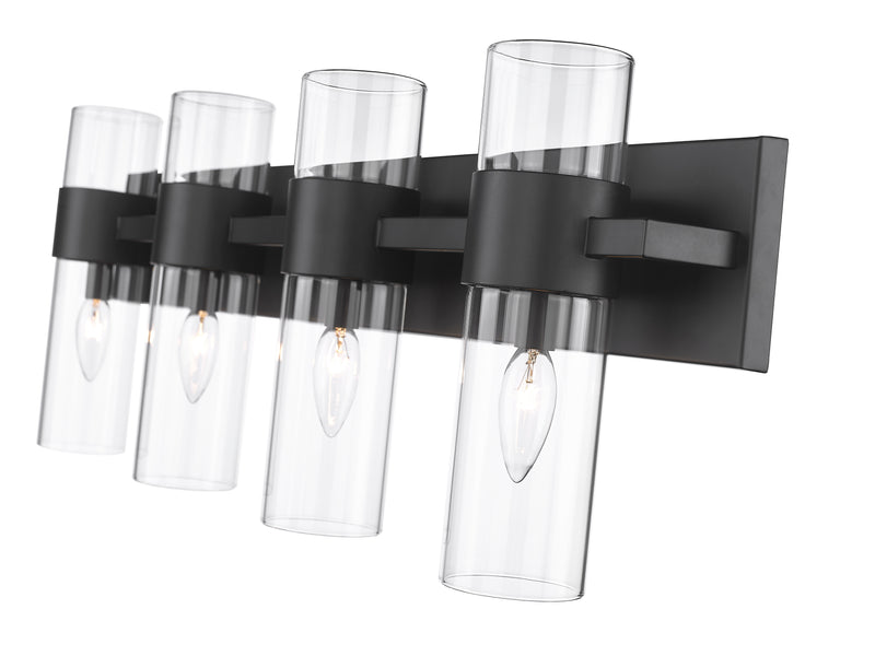 Lawson 4 Light 32" Vanity in Matte Black