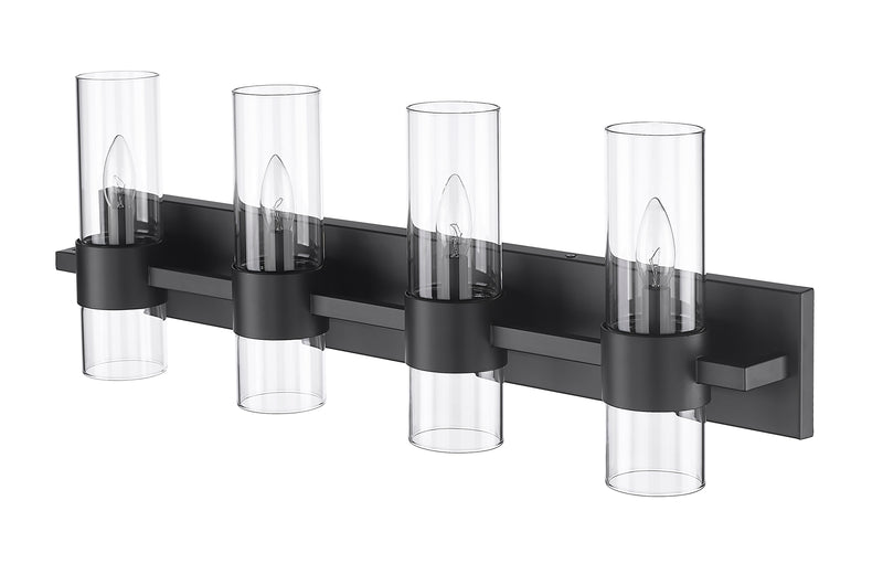 Lawson 4 Light 32" Vanity in Matte Black