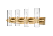 Lawson 4 Light 32" Vanity in Rubbed Brass