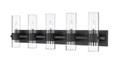 Lawson 5 Light 38" Vanity in Matte Black