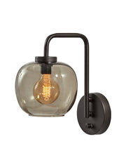Ashton Plug-In Wall Lamp in Matte Black