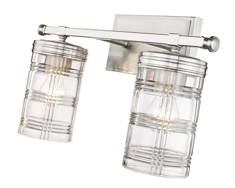 Archer 2 Light 17.75" Vanity in Brushed Nickel