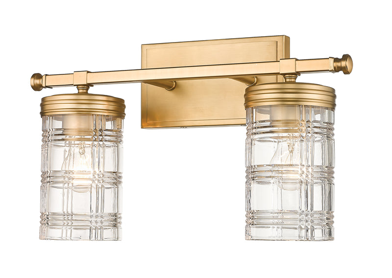 Archer 2 Light 17.75" Vanity in Heirloom Gold