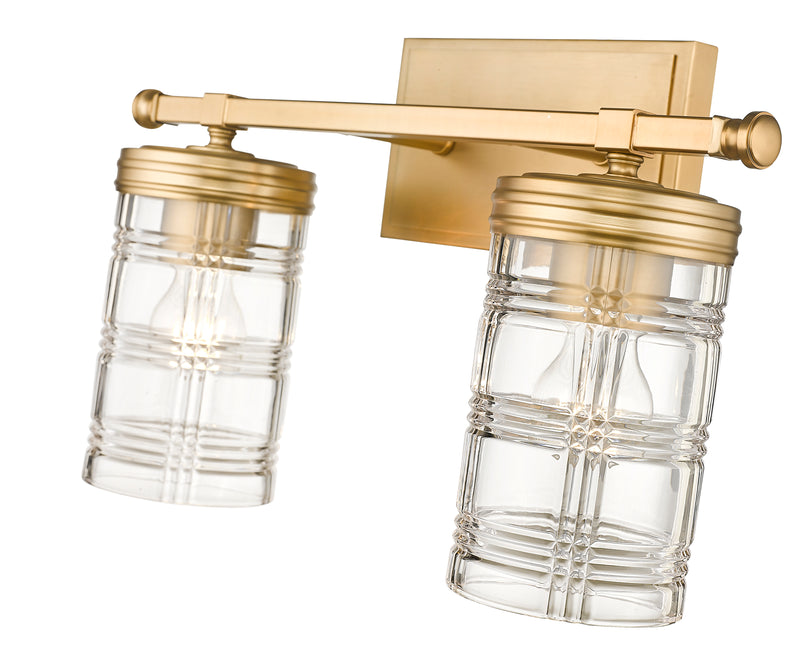 Archer 2 Light 17.75" Vanity in Heirloom Gold