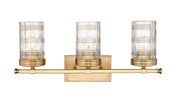 Archer 3 Light 25" Vanity in Heirloom Gold